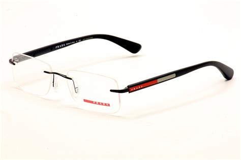 prada frames round|prada rimless frames.